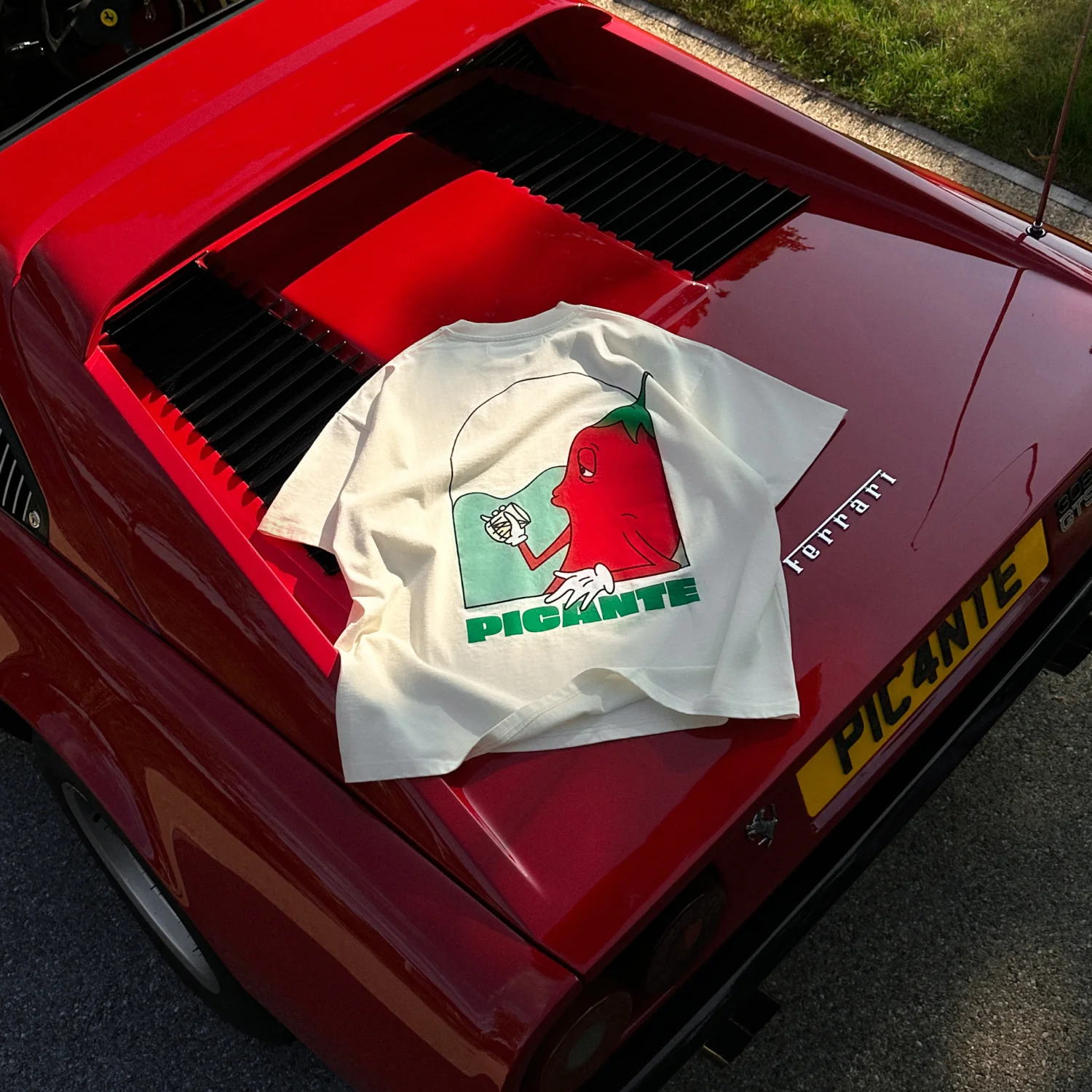 Charlie The Chilli Oversized T-Shirt - Image 4