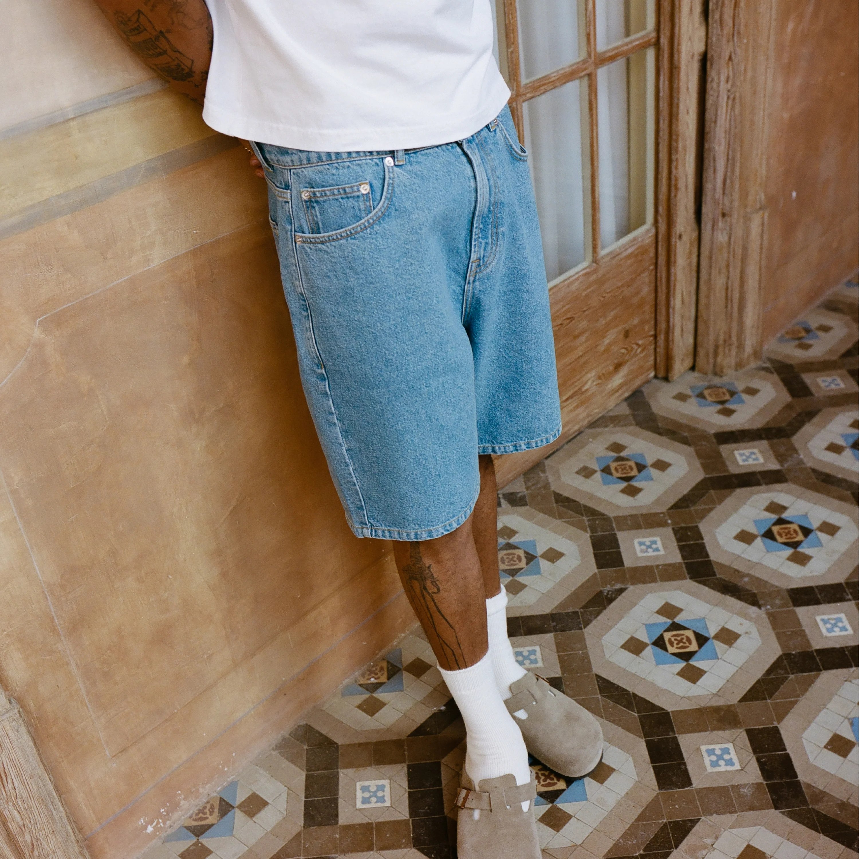 Denim Deck Shorts V305 - Image 3
