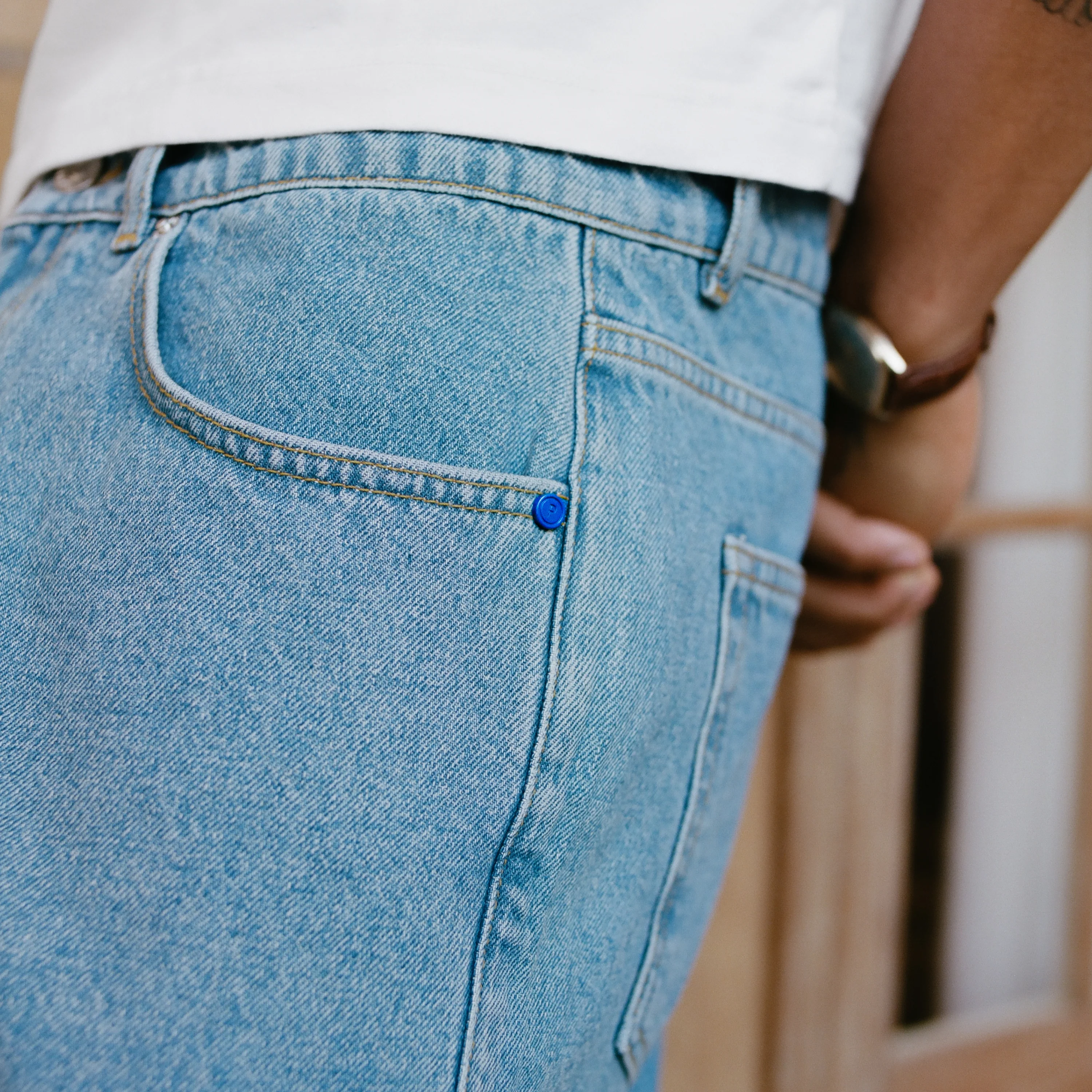 Denim Deck Shorts V305 - Image 4