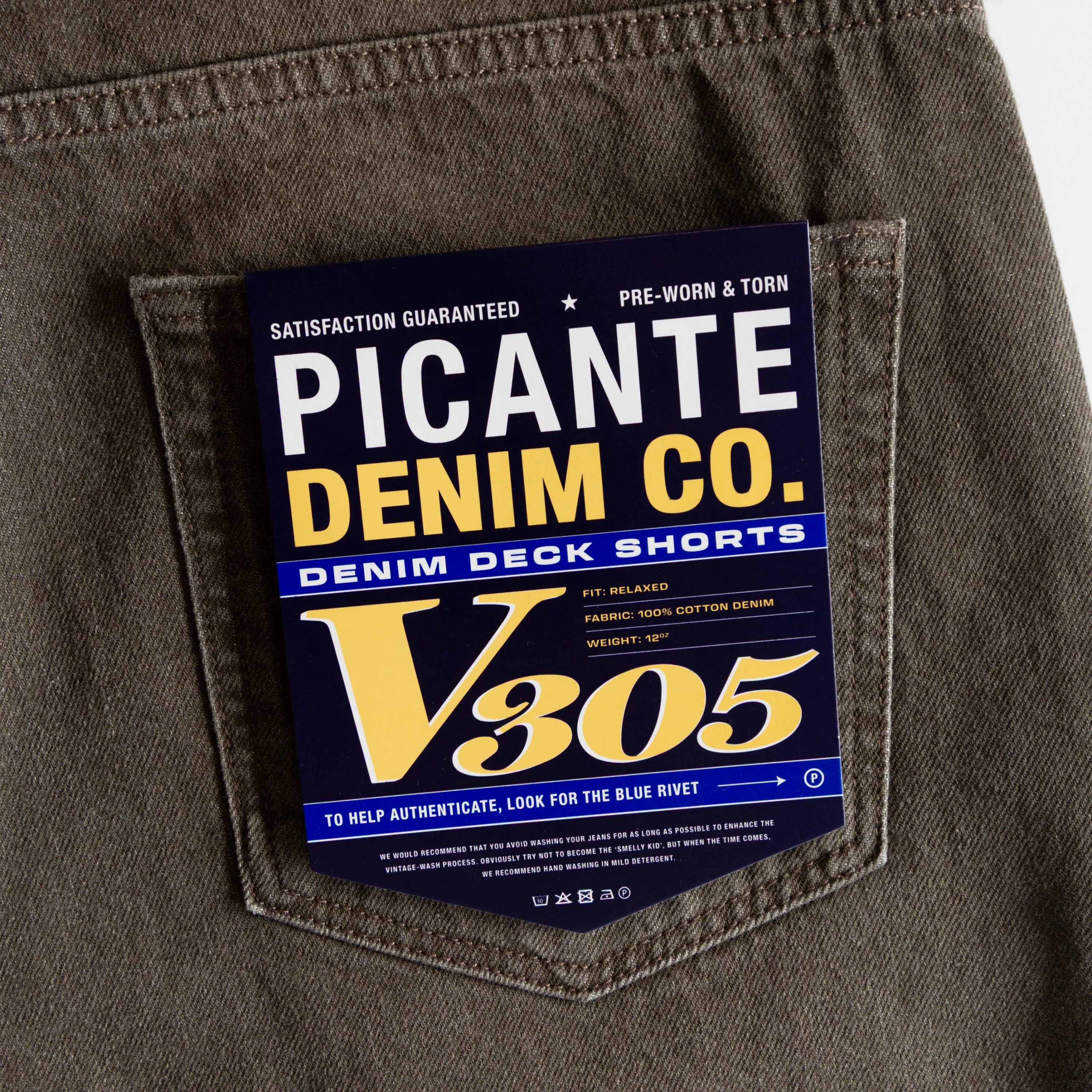 Denim Deck Shorts V305 - Image 8