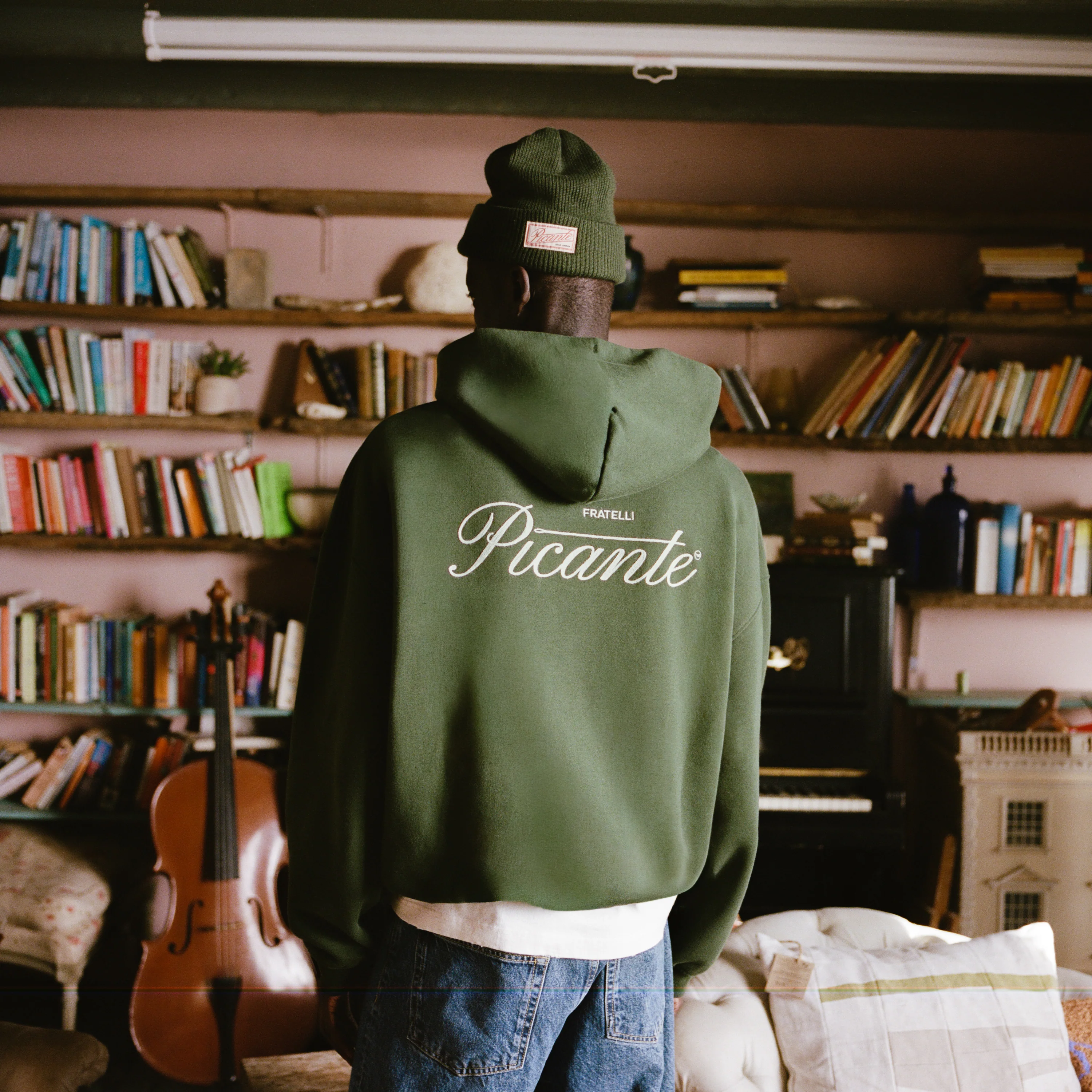 Double Layered Lambswool Beanie - Image 3