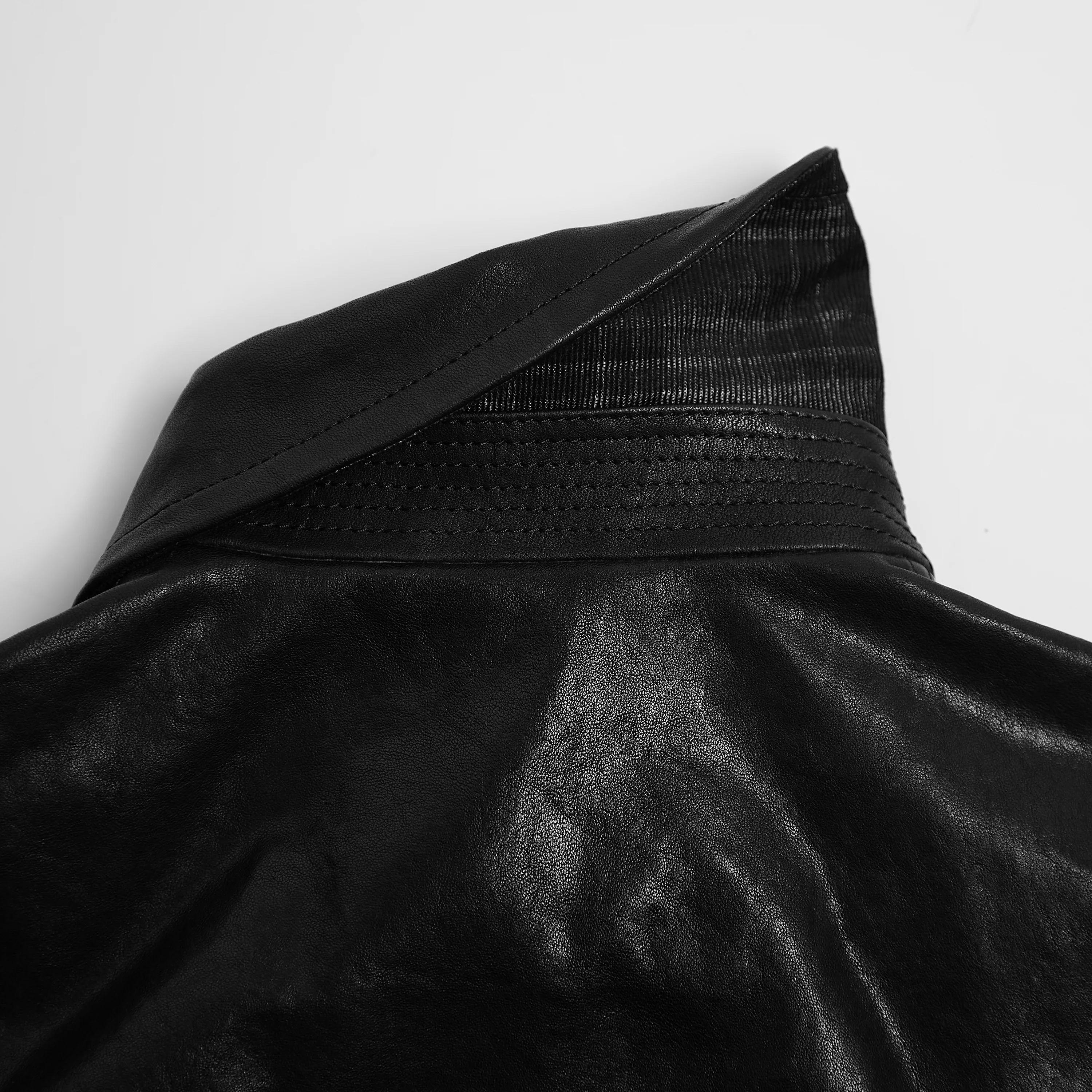 Leather Lambskin Trucker - Image 12
