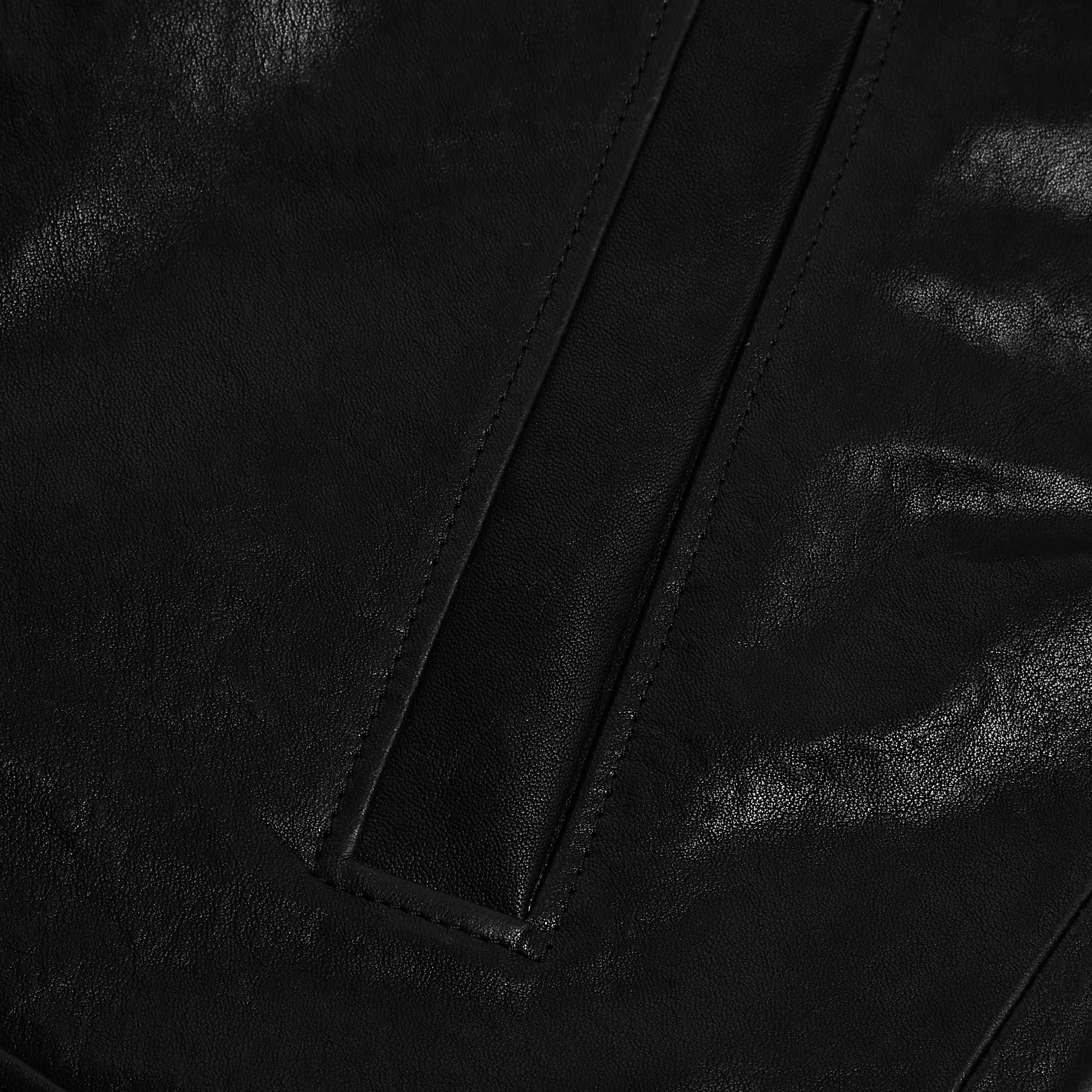 Leather Lambskin Trucker - Image 7