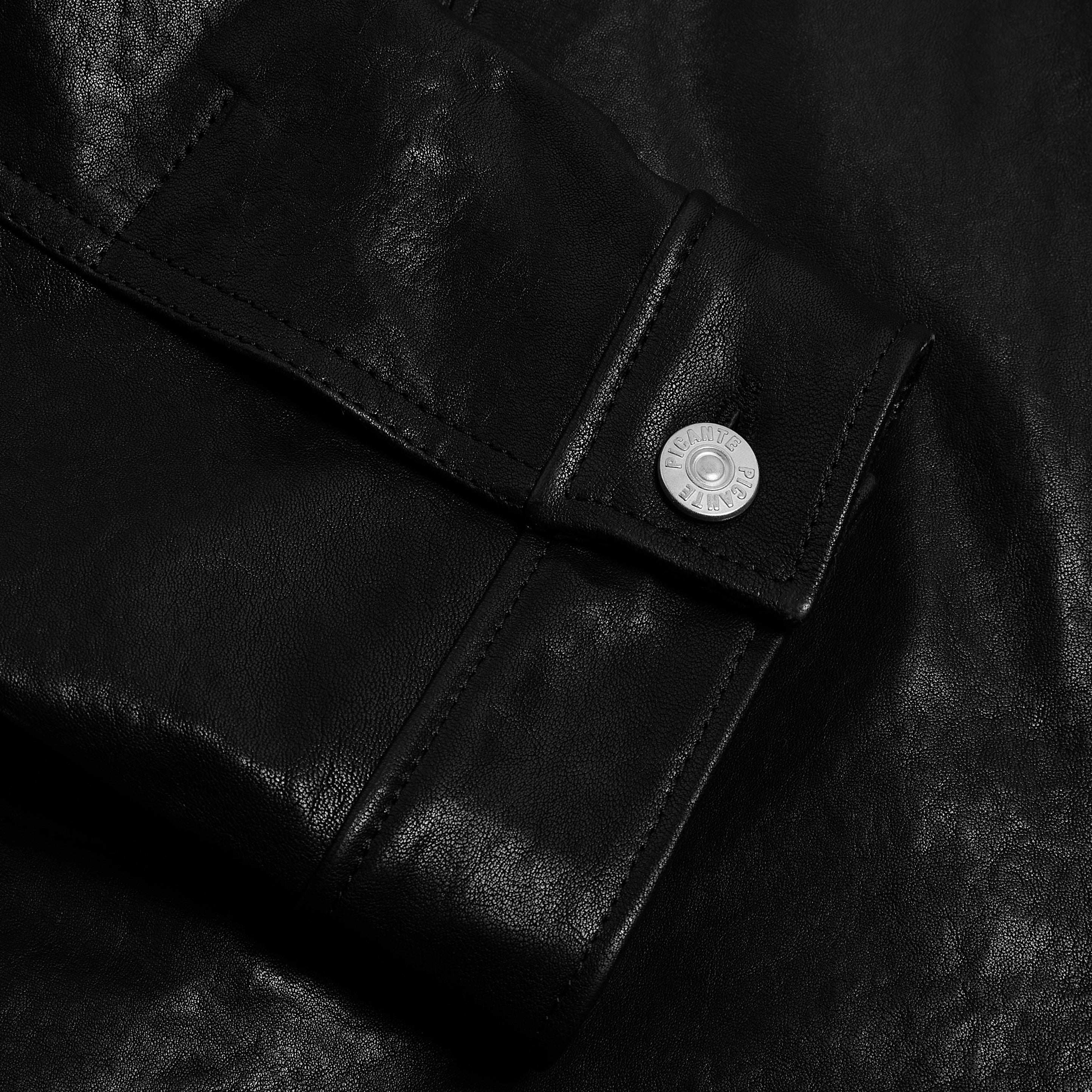 Leather Lambskin Trucker - Image 8