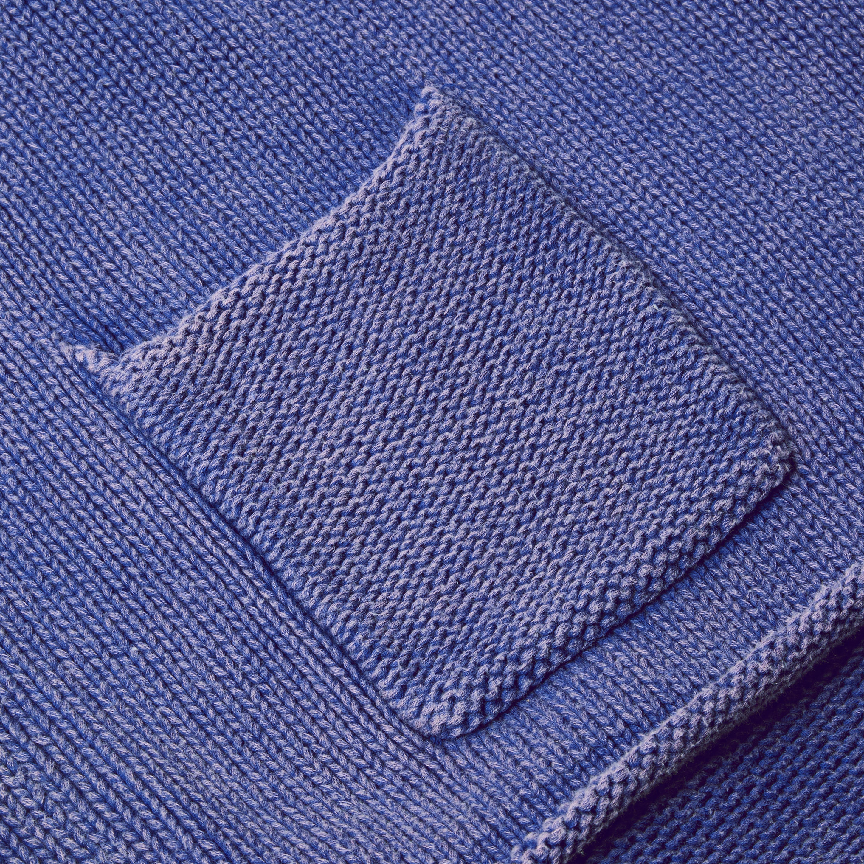 Washed Raw Edge Roll-Neck Sweater - Image 7