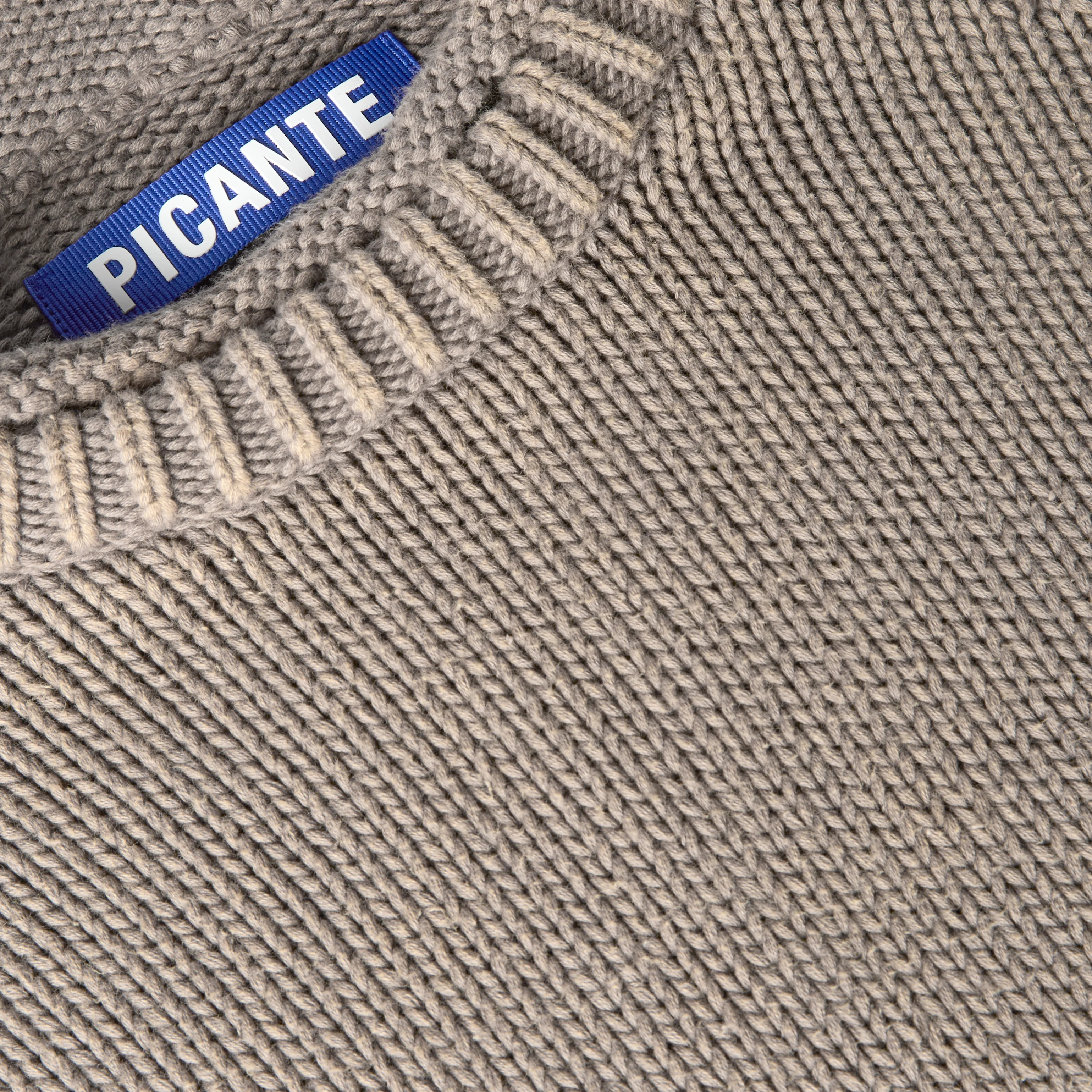 Washed Raw Edge Roll-Neck Sweater - Image 6