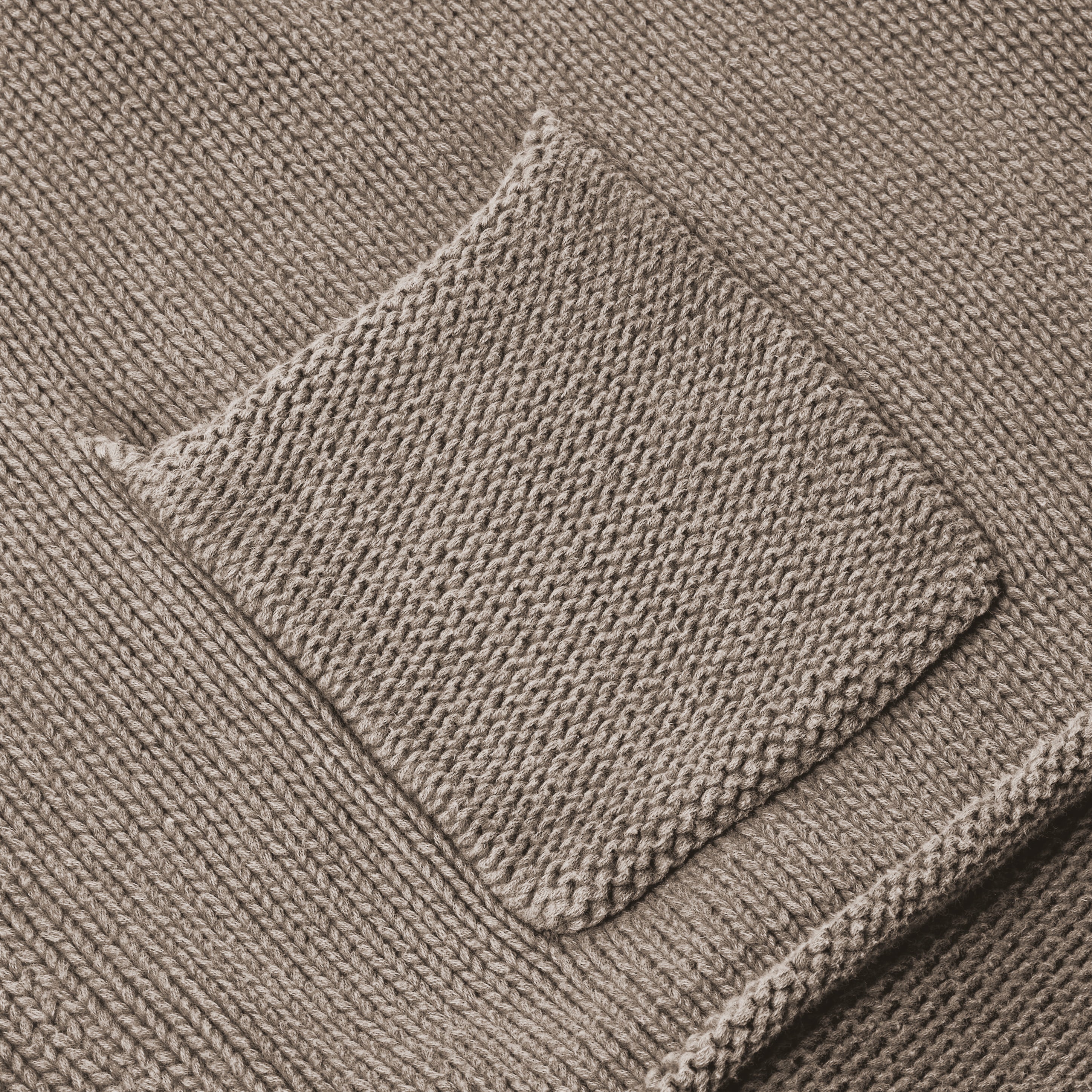 Washed Raw Edge Roll-Neck Sweater - Image 9