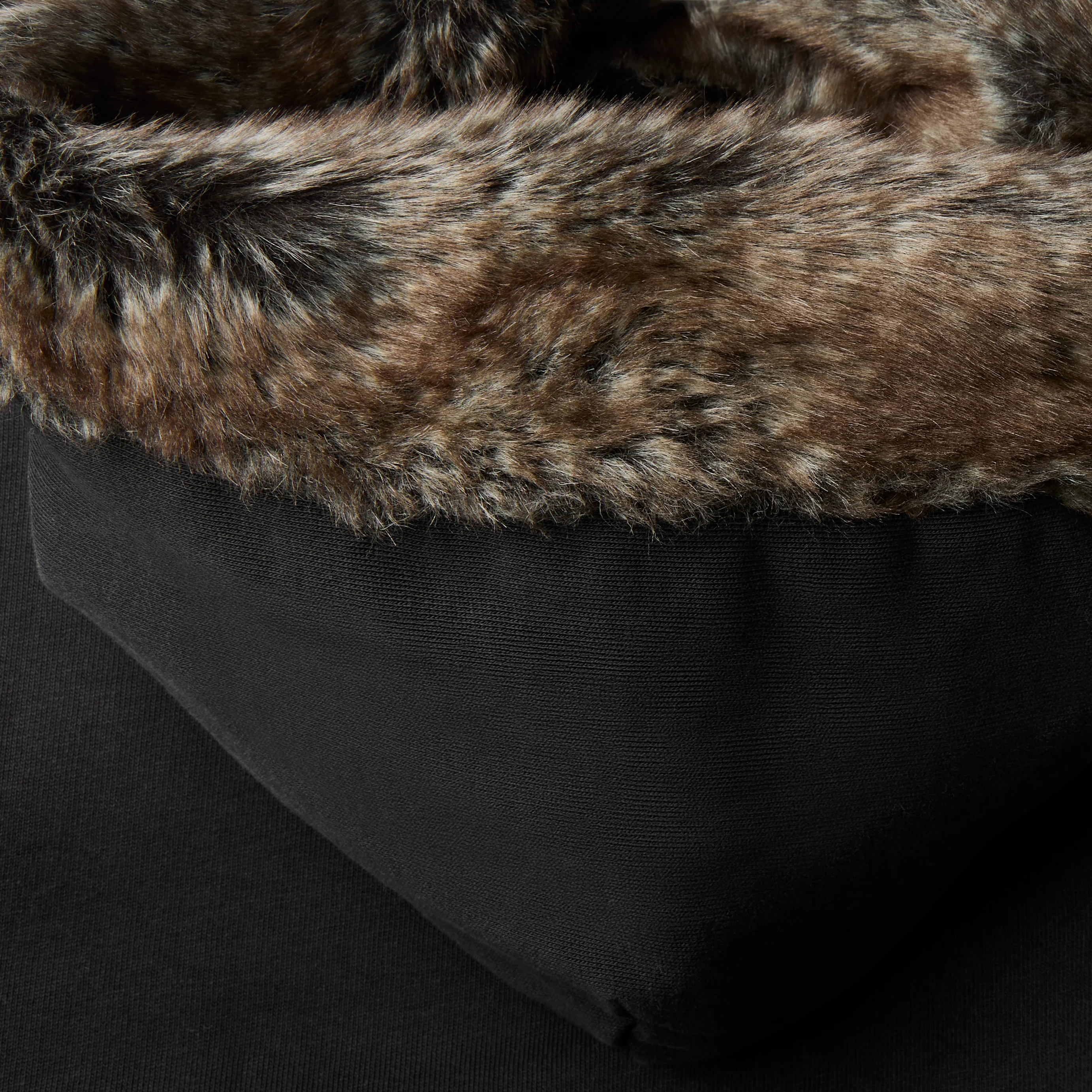Faux Fur Lined Sun-Faded Zip-Up Hoodie - Image 8