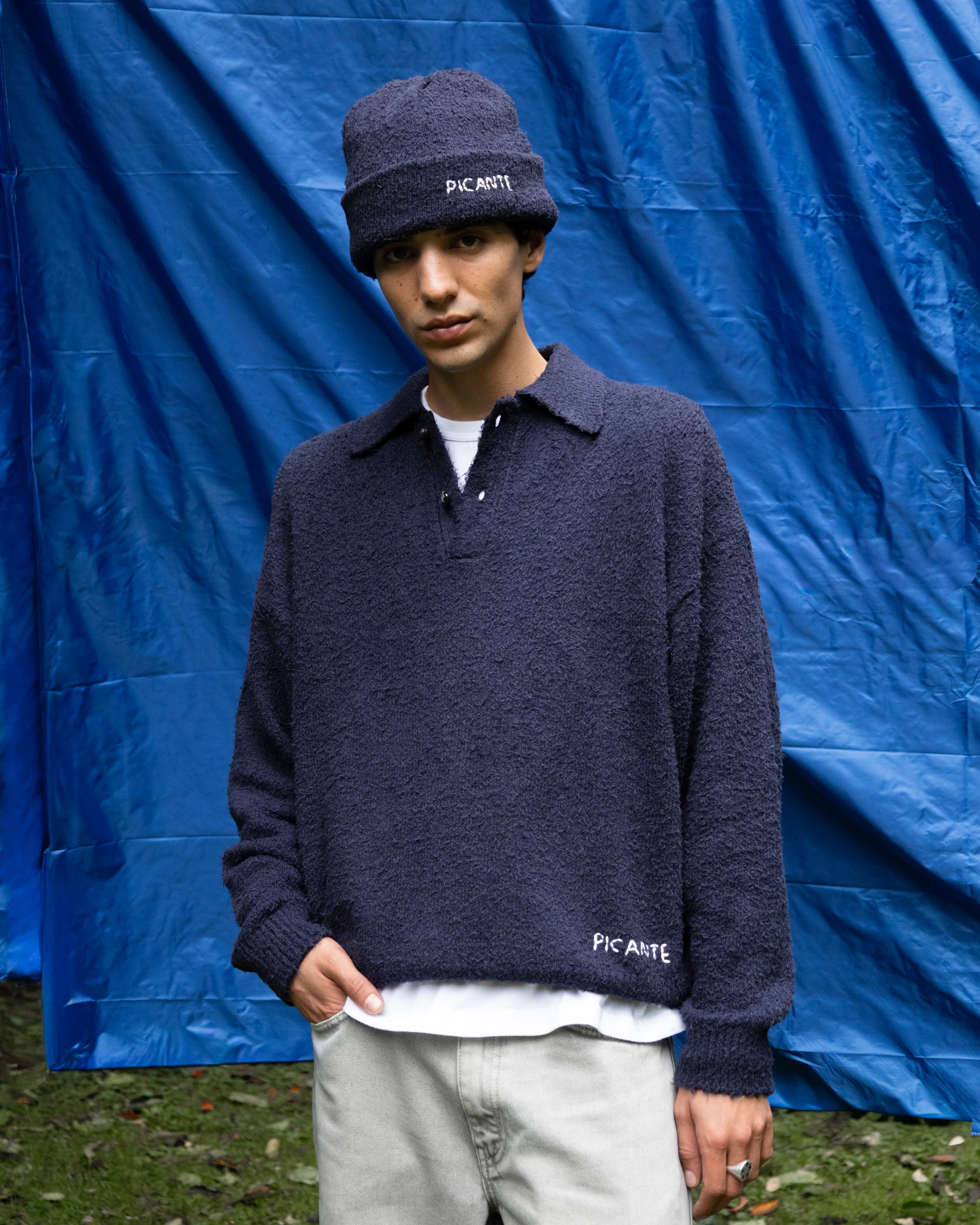 Shaggy Knit Polo - Image 3